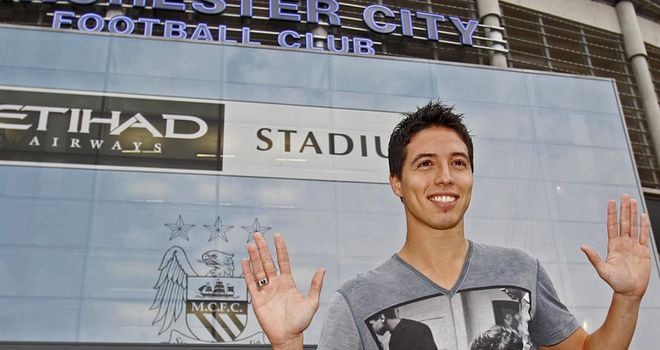 Nasri: Believes he has a better chance of winning titles at Eastlands