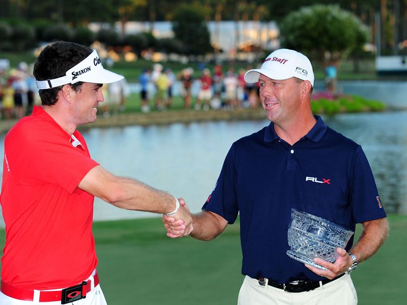 Bradley with low club pro this week Mike Small.