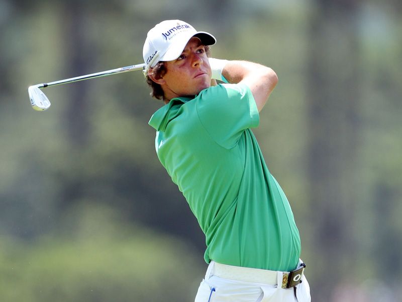 Rory McIlroy closed with a 74 ....