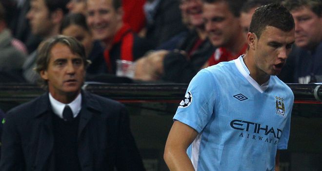 Dzeko: Was not happy about going off