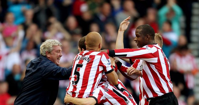 Sunderland: Team celebrated first league win in style