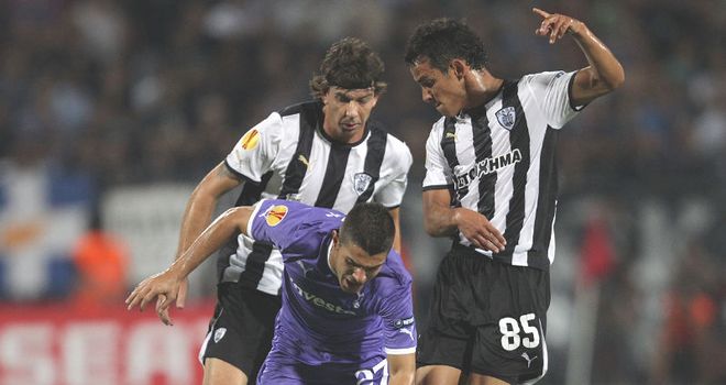 Falque: Made his debut for Tottenham in their Europa League clash