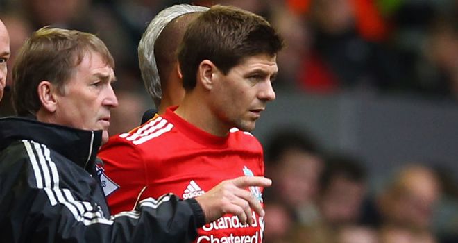 Gerrard: Yet to start a game for Liverpool this season
