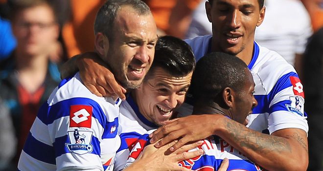 Barton broke the deadlock for QPR inside the opening eight minutes