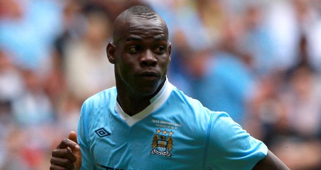 Balotelli: Has been praised by Milner and has also been backed by his manager