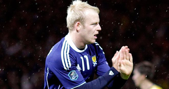Naismith: Was on target as Scotland edged 1-0 victory