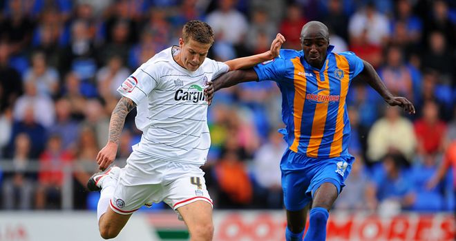 Morgan (r): Is looking to continue his impressive form at Roots Hall