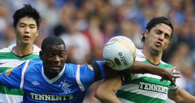 Beram Kayal (right): Midfielder dismisses suggestions that he wanted to leave Celtic