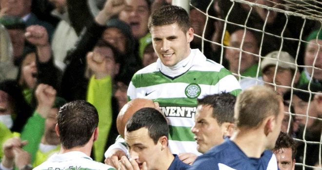 Gary Hooper: Celtic striker is hoping the SPL club's squad remains intact during the January transfer window
