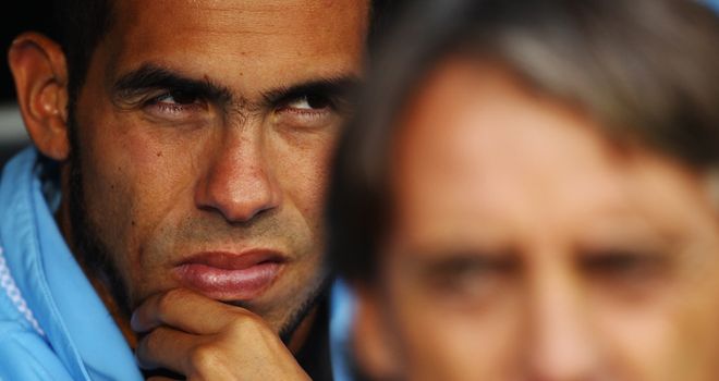 Carlos Tevez: Back in contention at Manchester City