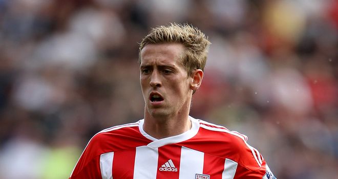 Peter Crouch: Enjoying life at Stoke and happy to have got off the mark for his new club