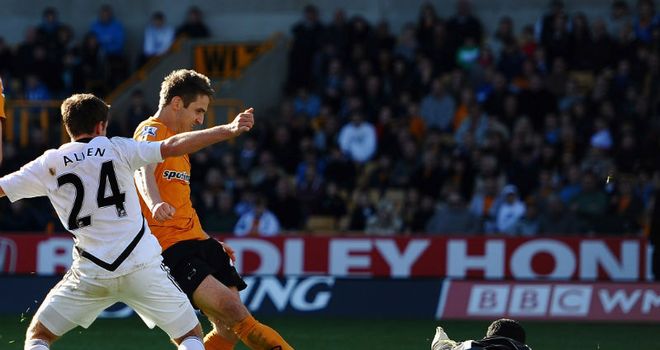Doyle: The Irish striker tapped home from close range to start Wolves' dramatic comeback