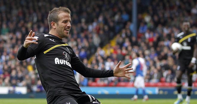 Rafael van der Vaart: Tottenham playmaker was disappointed to start the win over Bolton on the bench