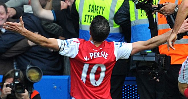 Robin van Persie: Has netted 28 times in 27 Premier League outings this year