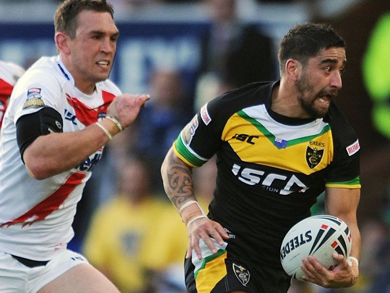 The half-back was also part of the Exiles side that took on England in the inaugural International Origin match...