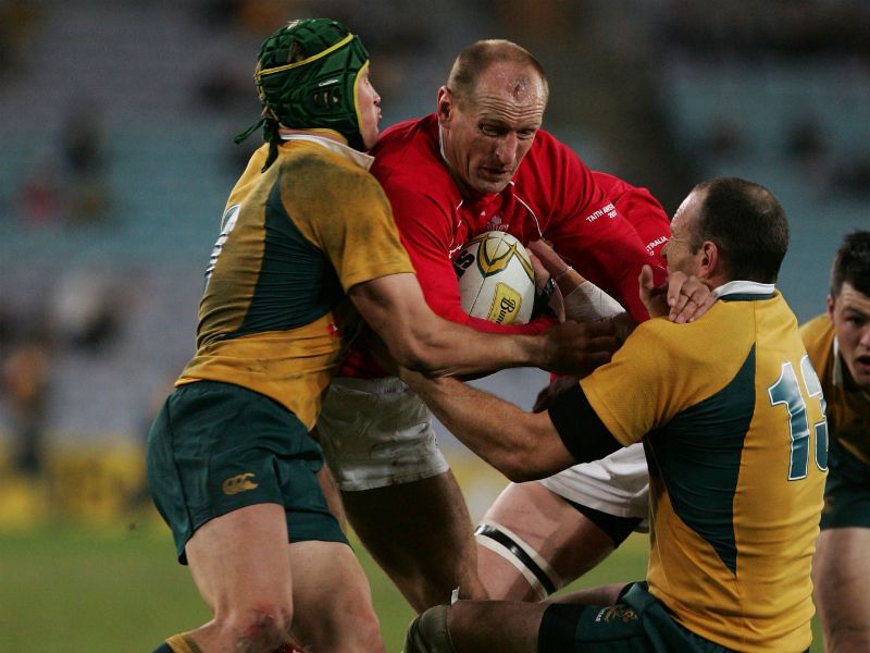 Thomas became the most capped player in Wales history when he appeared against Australia in May 2007.