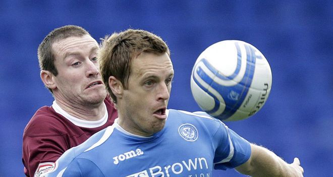 Alan Maybury: The former St Johnstone defender has played in a friendly for Hibernian