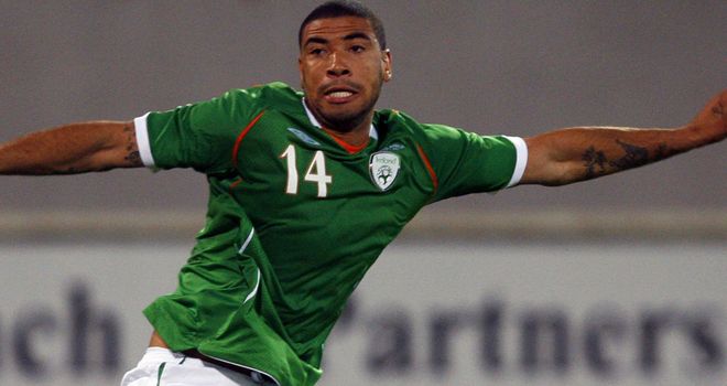 Leon Best: Set to miss the Republic of Ireland's crucial Euro 2012 play-off games