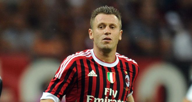 Antonio Cassano: Set to join Inter from AC Milan, with Giampaolo Pazzini perhaps moving the other way
