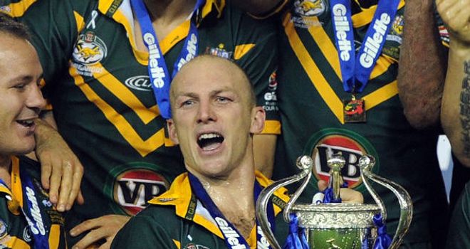 Darren Lockyer: scored the final try in his 59th and final international