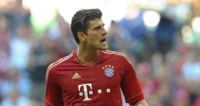 Mario Gomez: Bayern striker will miss the beginning of the Champions League
