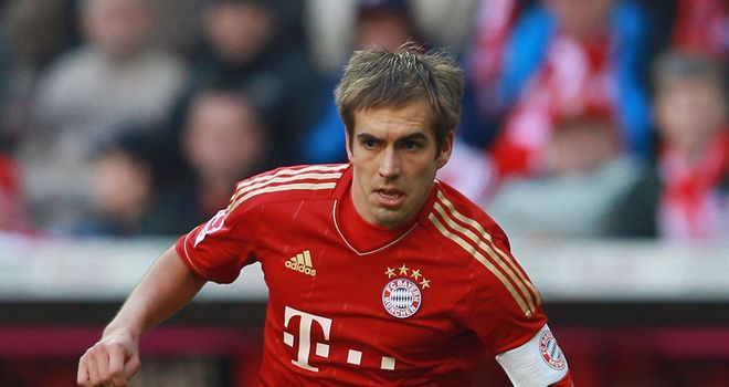 Philipp Lahm: Germany's captain on Sunday played in Bayern's win over Schalke
