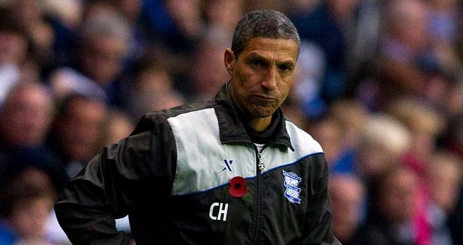 Chris Hughton: Braga defeat was only his seventh loss in 24 domestic and European games at the Blues helm