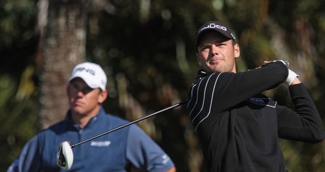Martin Kaymer (R): Will not be joining Lee Westwood (L) on the PGA Tour in 2012.