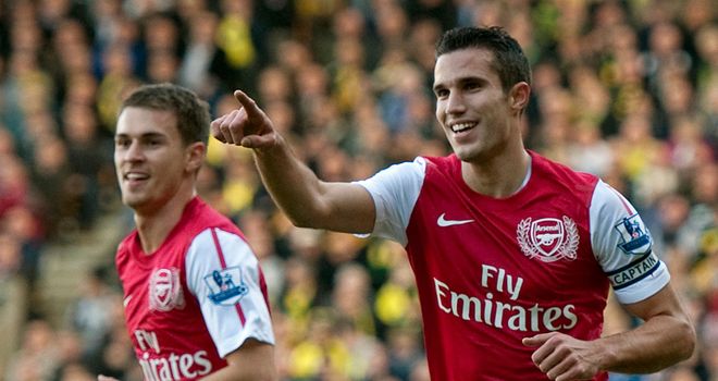 Aaron Ramsey: Does not know what the future holds for Robin van Persie