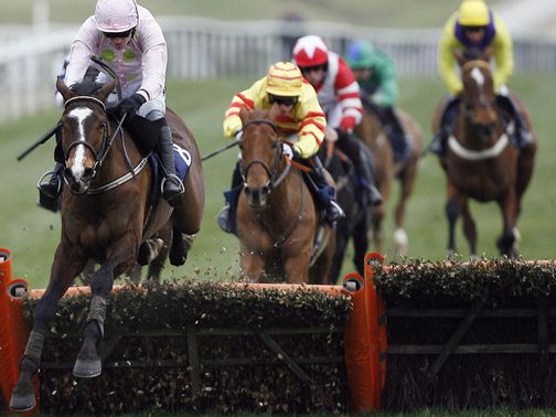 Mikael D'Haguenet (L): Involved in drama at Punchestown