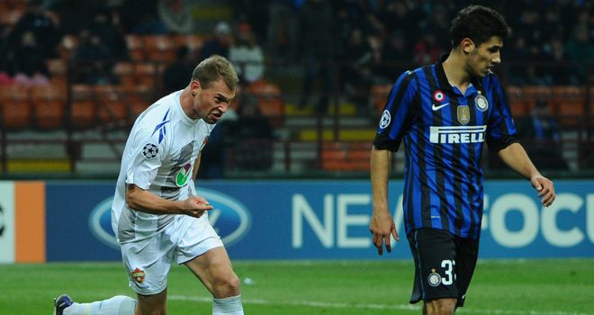 Evgeny Berezutski: Scored the winner for CSKA Moscow