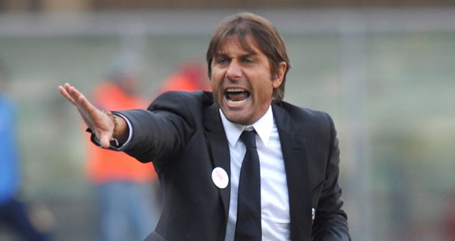 Antonio Conte: Juventus manager will lead his side in the Super Cup against Napoli