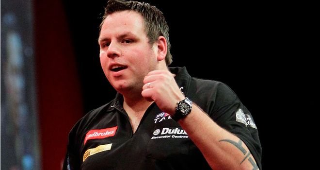 Adrian Lewis: Not happy with the Alexandra Palace crowd