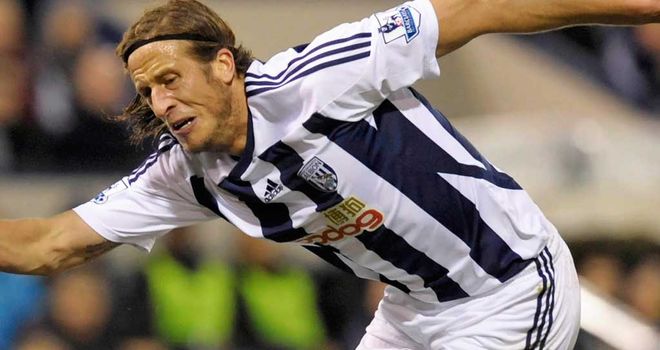 Jonas Olsson: Has only 12 months left to run on his current contract at The Hawthorns