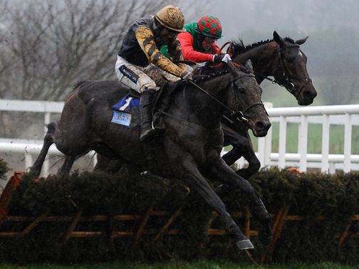 Boston Bob (near side): Already fancied for the RSA Chase