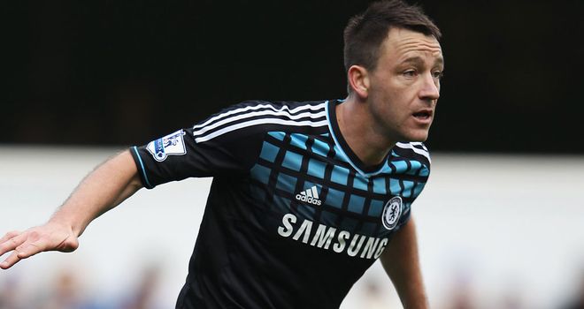 John Terry: Has not played since the FA Cup win over QPR at the end of January