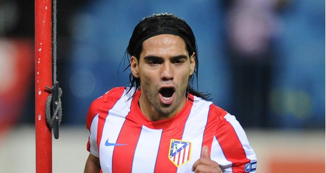 Radamel Falcao: Played down speculation linking him with Manchester City and Chelsea