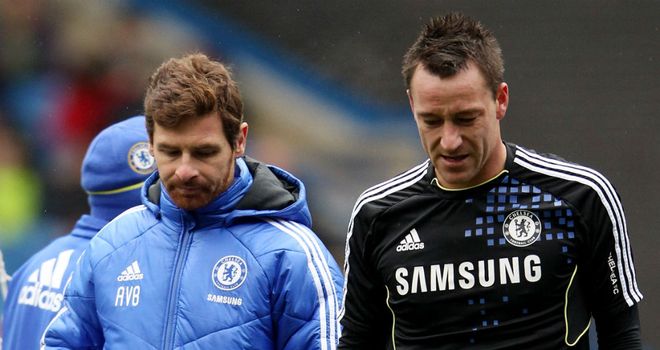 Andre Villas-Boas and John Terry: Chelsea captain admits he was sad to see manager axed
