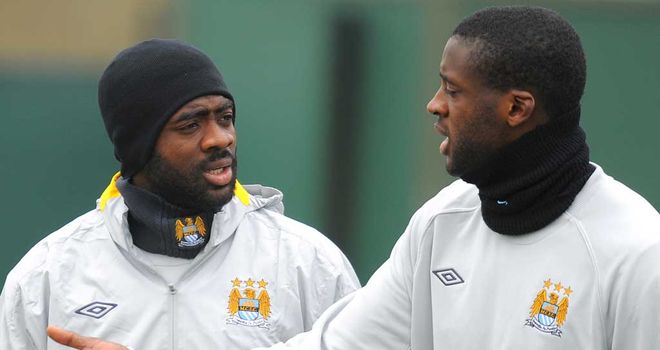 Kolo Toure (L): Rates brother Yaya as an 'unbelievable' player