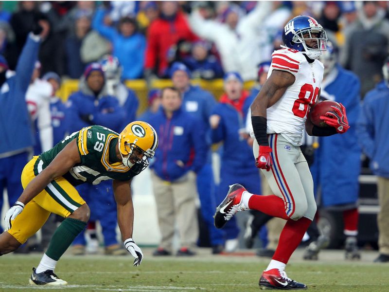 But the mood soon turned sour as Hakeem Nicks raced away for a 66-yard TD to give the Giants the advantage.