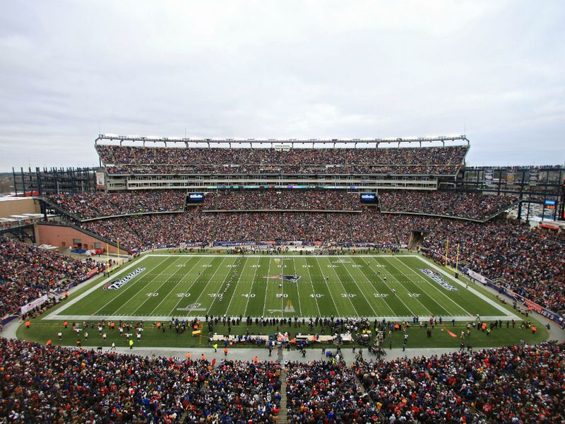 Gillette Stadium was the venue as the Patriots and Ravens went head-to-head.