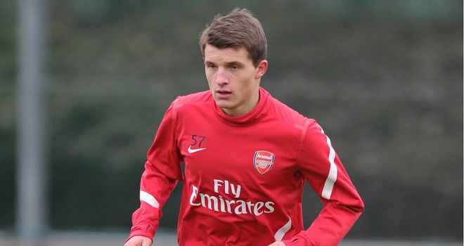 Thomas Eisfeld: Delighted to join his hero Tomas Rosicky at Arsenal