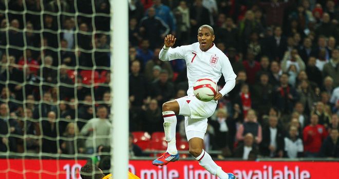 Ashley Young: Netted for the fourth time in his last five internationals when scoring against Holland