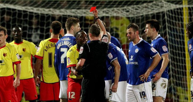 Lloyd Doyley: Saw red for a challenge he didn't make
