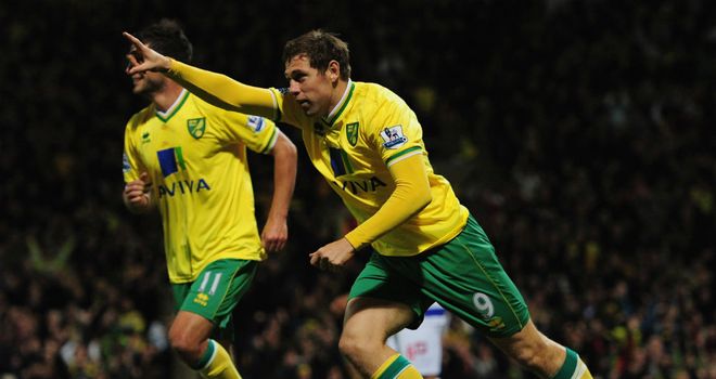 Grant Holt: Norwich striker has been backed to play for England by team-mate Steve Morison