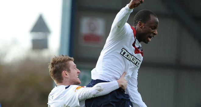 Aluko: Jumps for joy at Caledonian Stadium