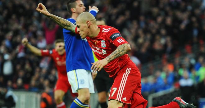 Martin Skrtel: Scored Liverpool's equaliser at 1-1 against Cardiff at Wembley