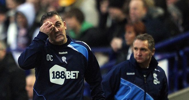 Owen Coyle: Bolton boss lamented second-half display against Chelsea