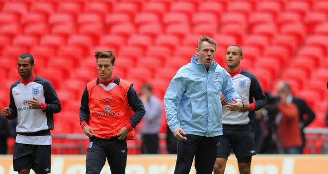 Scott Parker: Trained with Stuart Pearce's England squad at Wembley on Tuesday
