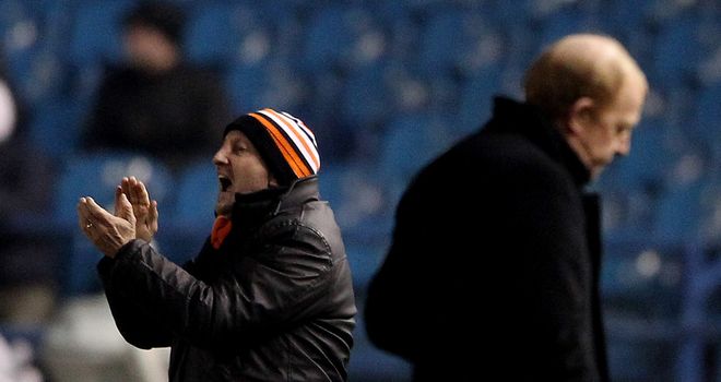 Ian Holloway: Happy with his rebuilt Blackpool team